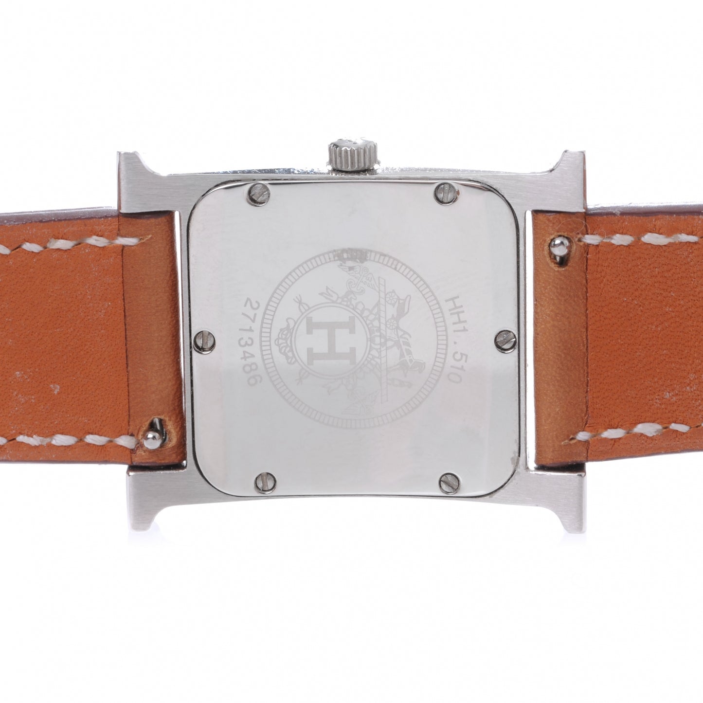 Stainless Steel Barenia 26mm Heure H Hour Quartz Watch Fauve