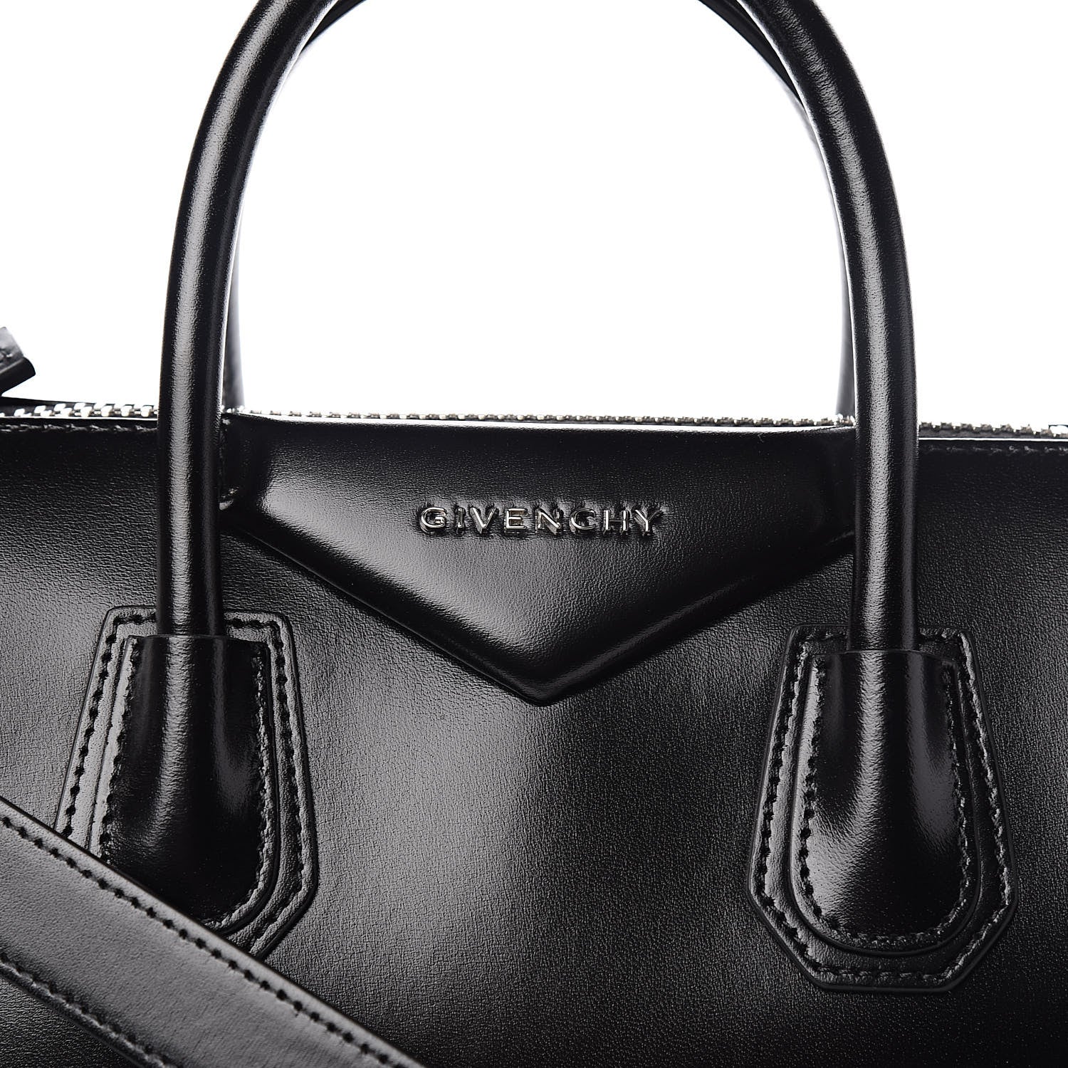Givenchy Shiny Lord Calfskin Small Antigona Black 10 of 10