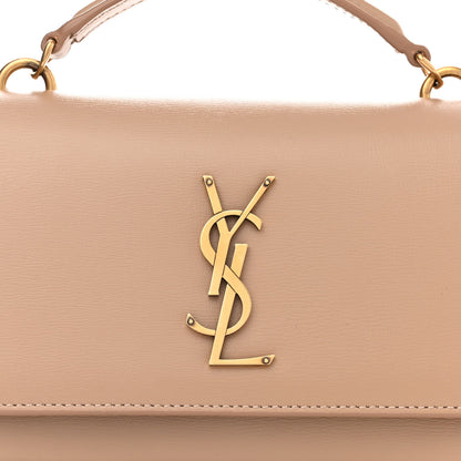 Saint Laurent Calfskin Monogram Sunset Chain Wallet Nude Powder 8 of 10
