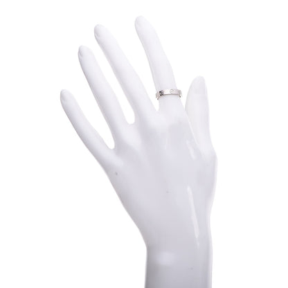 Cartier 18K White Gold 3.5mm LOVE Wedding Band Ring 49 4.75 10 of 12