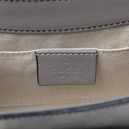 Gucci Guccissima Mini Emily Chain Shoulder Bag Storm Grey 6 of 10