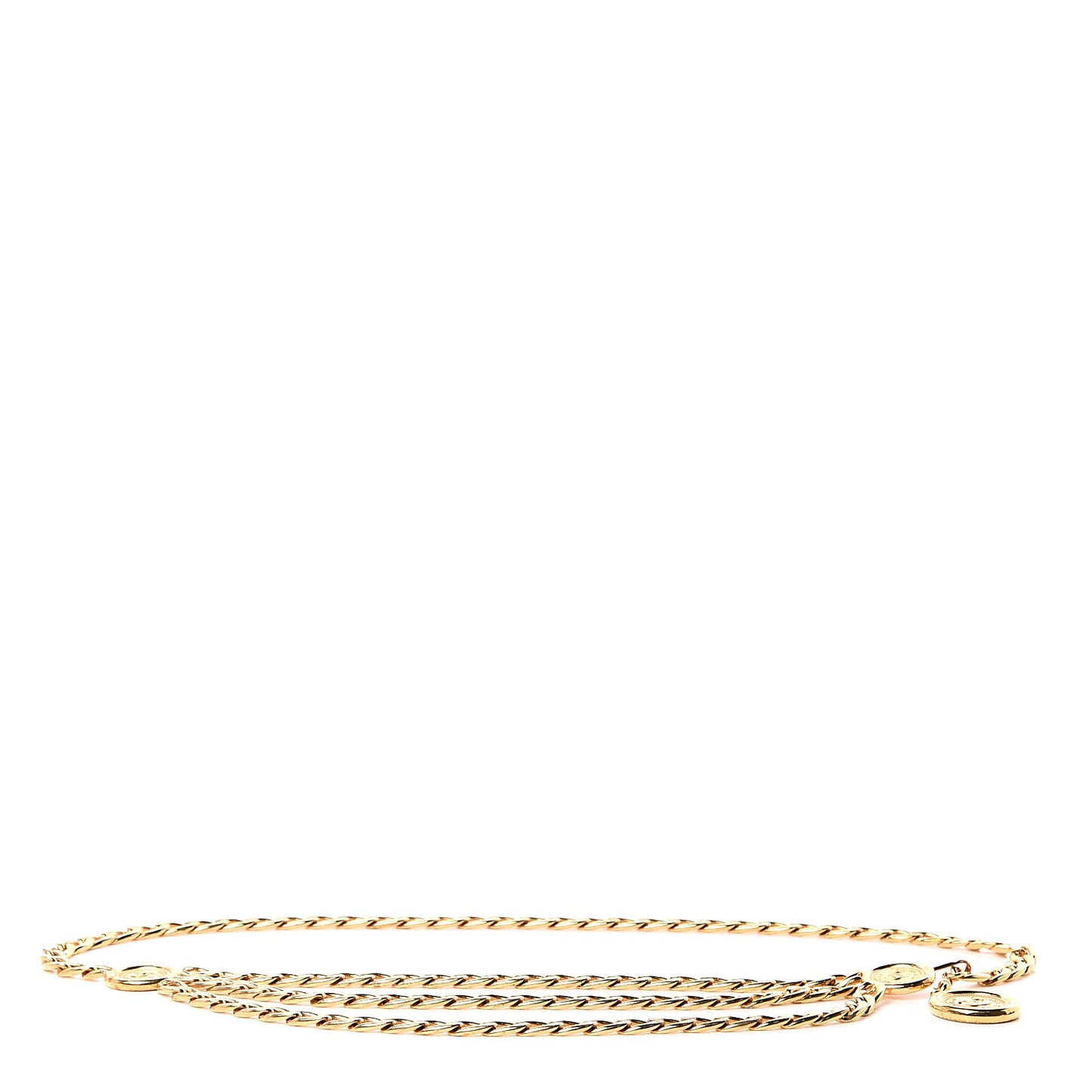 Chain CC 31 Rue Cambon Medallion Belt Gold