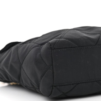 Prada Nylon Tessuto Impuntu Quilted Flap Shoulder Bag Black 9 of 9