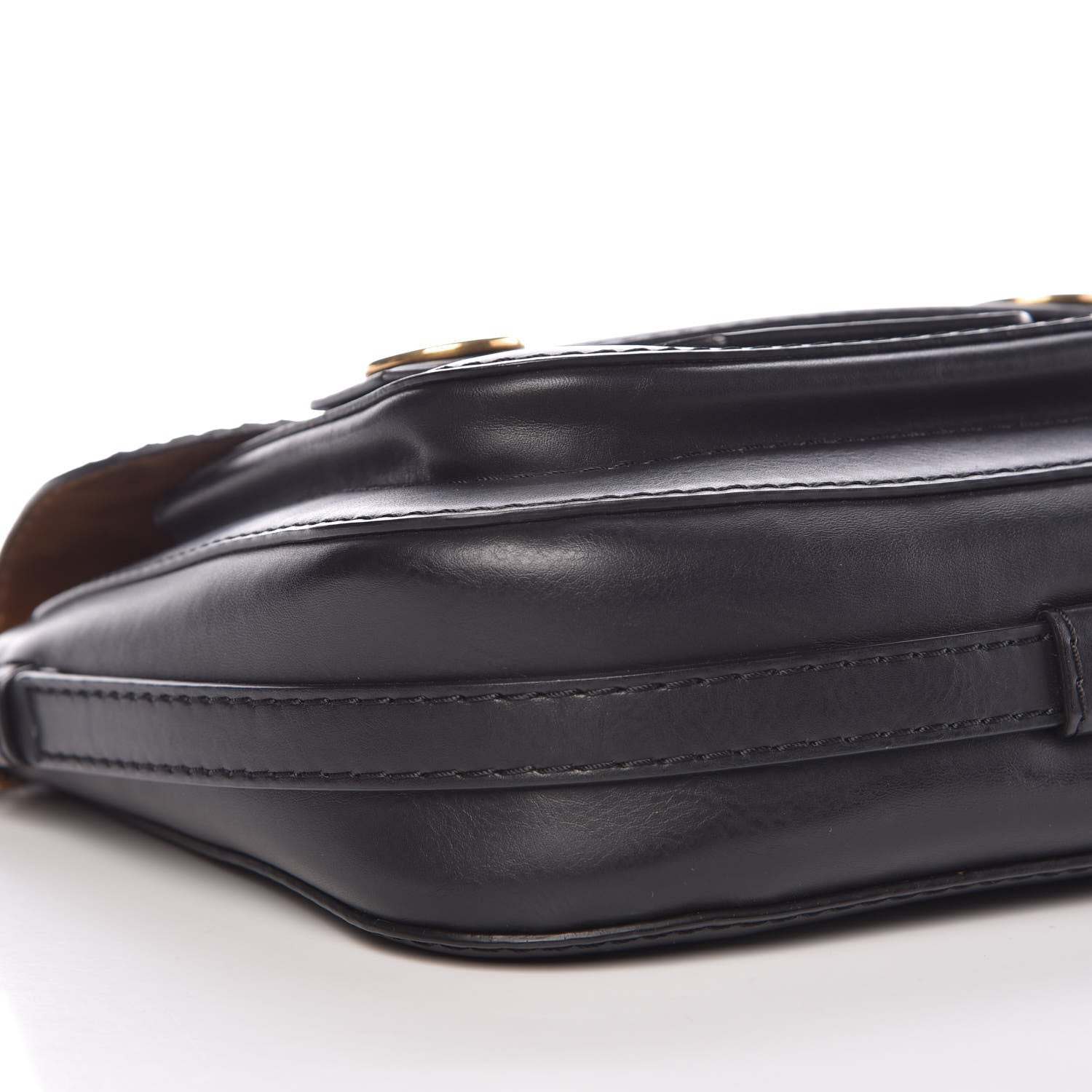Stella McCartney Eco Alter Nappa Popper Shoulder Bag Black 7 of 12