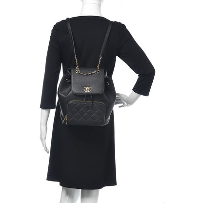 Chanel Caviar Quilted Business Affinity Backpack Black 2 of 13