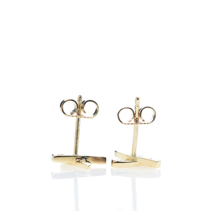 Tiffany 18K Yellow Gold Mini Paloma's Graffiti X Earrings 3 of 3