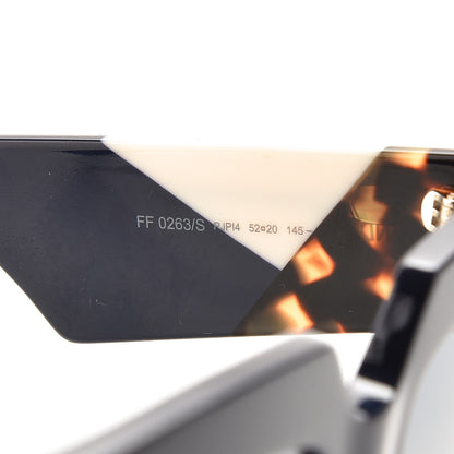 Fendi Facets Square Sunglasses FF 0263/S Blue 6 of 7