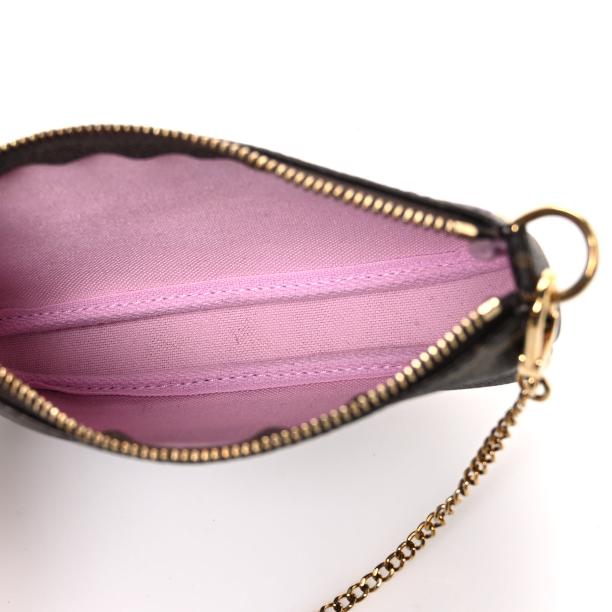 Monogram 2021 Christmas Animation Japanese Garden Mini Pochette Accessories Wisteria Pink