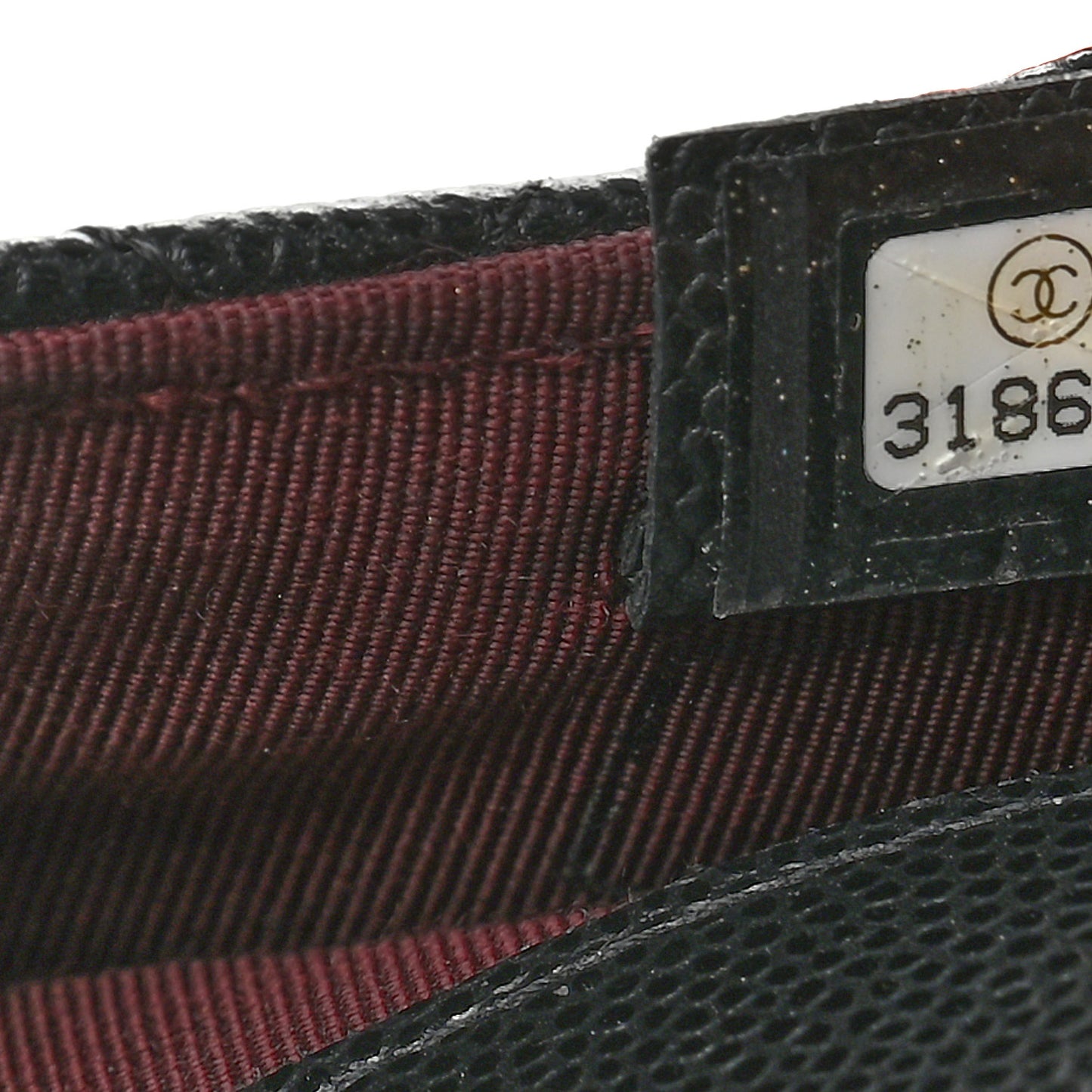 Caviar Quilted Mini Chain Belt Bag Black