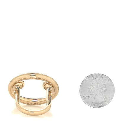 Hermes Permabrass Round Scarf Ring Gold 2 of 5