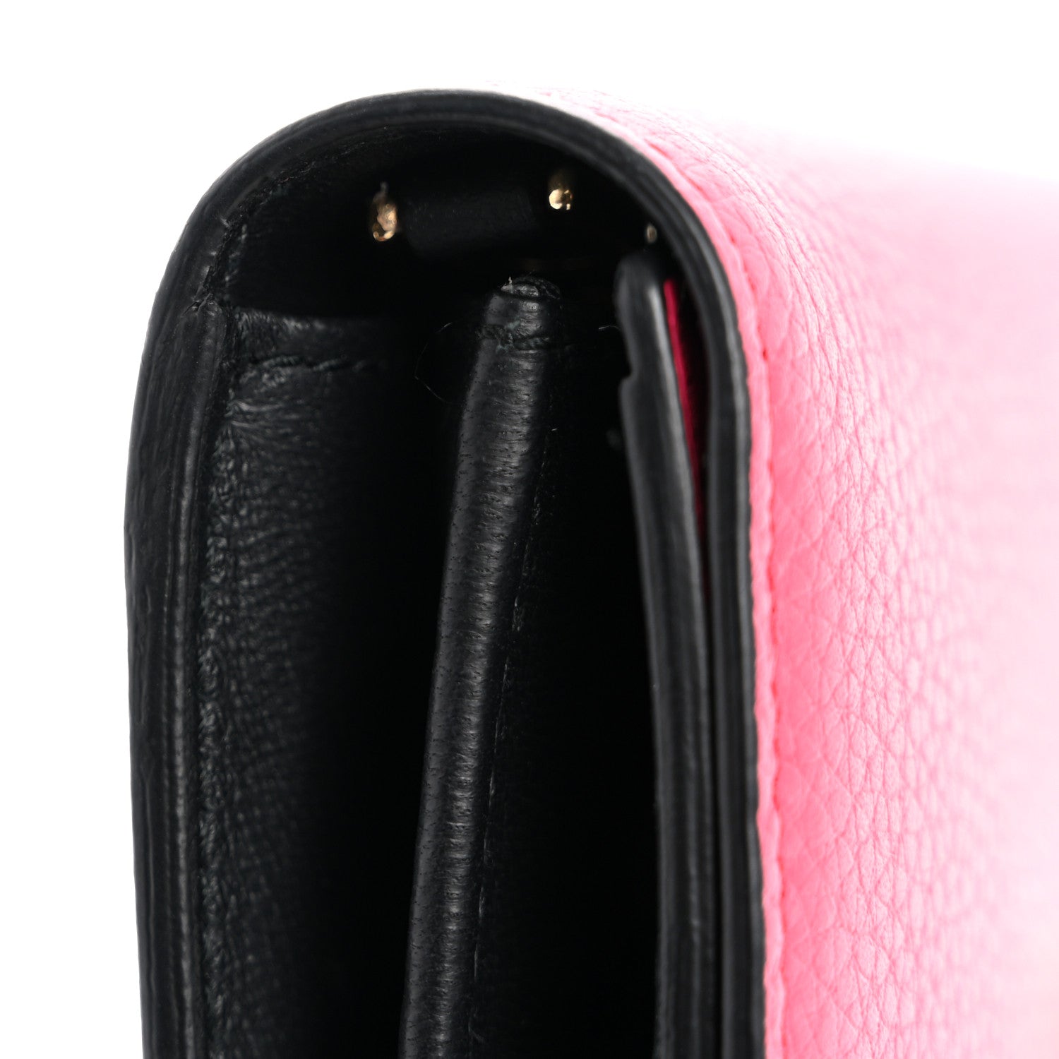 Alexander McQueen Pebbled Calfskin Skull Wallet on Chain Pink 9 of 11