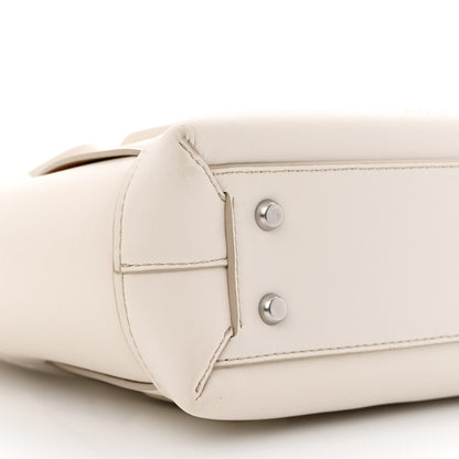 Bottega Veneta French Calfskin Maxi Intrecciato Small Arco Bianco 9 of 11