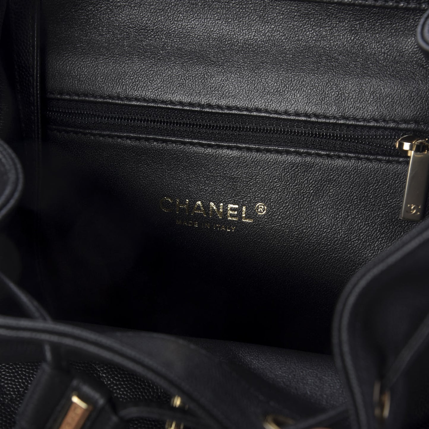 Caviar Quilted Business Affinity Backpack Black