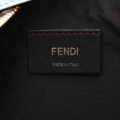Fendi Vitello Seta Goatskin Suede Rainbow Inlay Small Fendigraphy Hobo Bag Multicolor Azzurro Baby 6 of 10