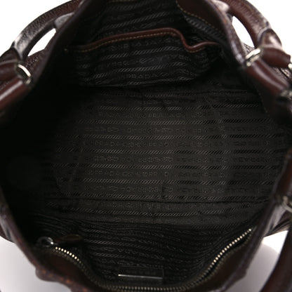 Prada Vitello Daino Tote Bruciato 5 of 12