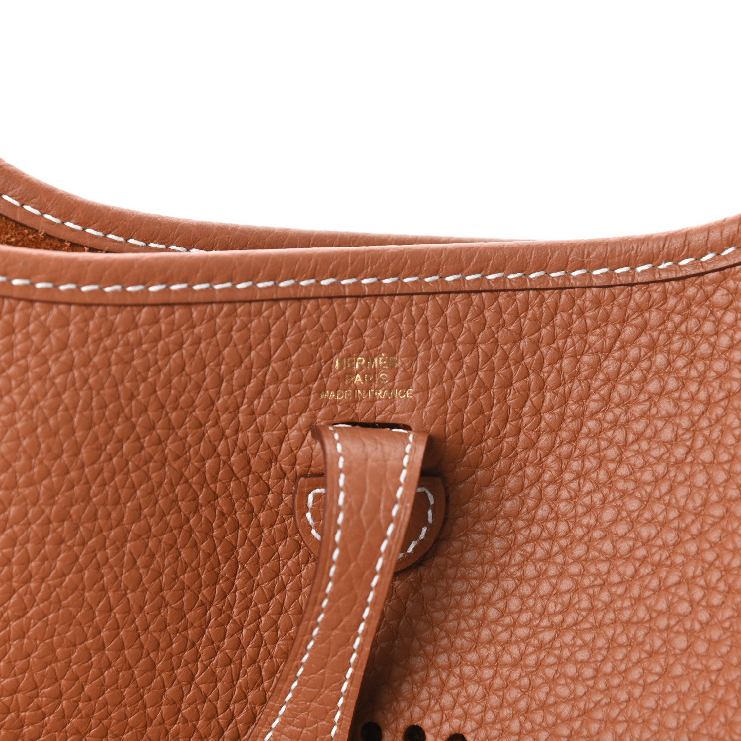 Hermes Taurillon Clemence Evelyne TPM Gold 6 of 9