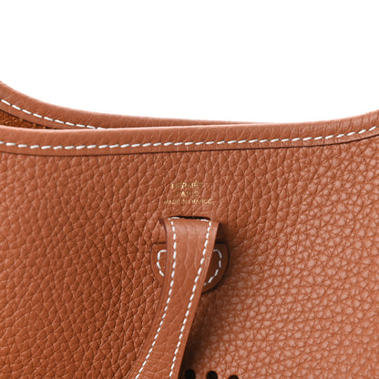 Hermes Taurillon Clemence Evelyne TPM Gold 6 of 9