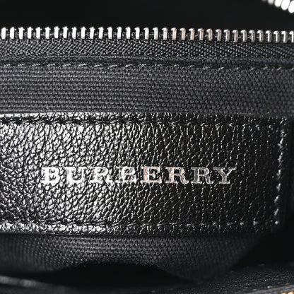 Burberry Goatskin Vintage Check Small Banner Tote Black 6 of 10