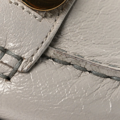 Gucci Goatskin Womens Logo 15mm Loafers 40.5 Mystic White 13 of 14