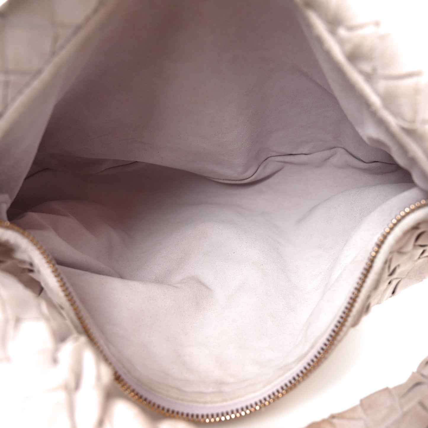 Suede Calfskin Intrecciato Teen Jodie Hobo Mirth Washed
