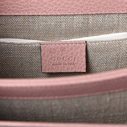 Gucci Dollar Calfskin Small Interlocking G Shoulder Bag Soft Pink 6 of 10