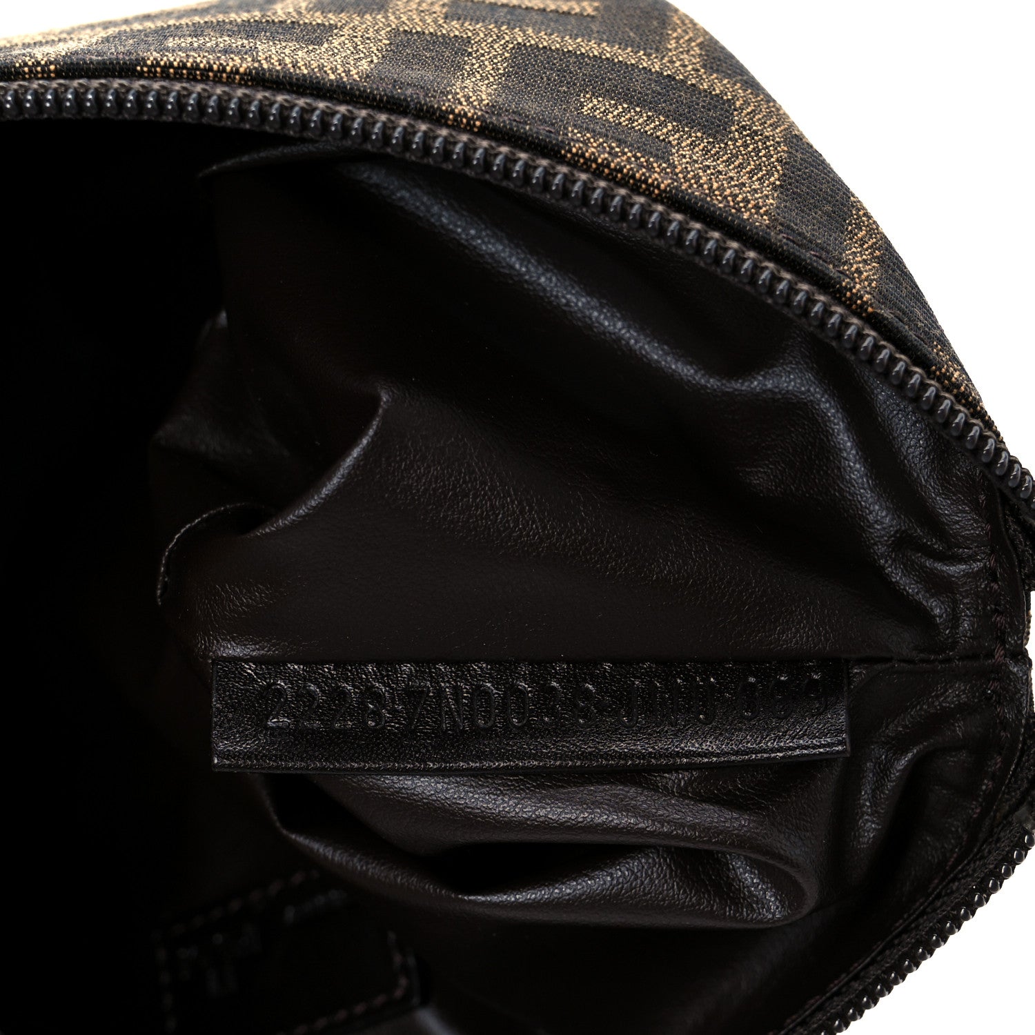Fendi Zucca Cosmetic Case Tobacco 8 of 9