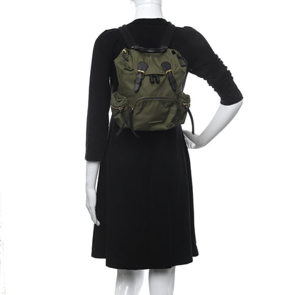 Burberry Nylon Small Crossbody Rucksack Backpack Canvas Green 2 of 14