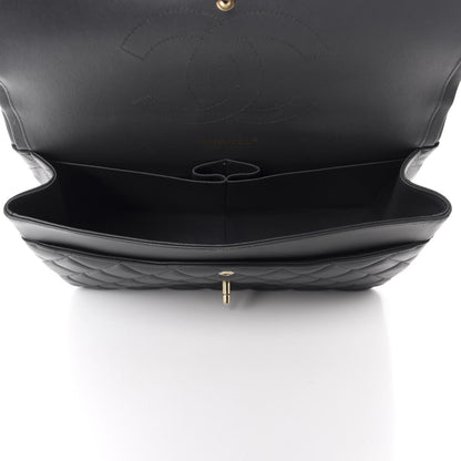 Chanel Lambskin Quilted Jumbo Double Flap Dark Grey 5 of 15