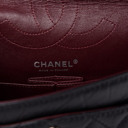 Chanel Aged Calfskin Quilted 2.55 Reissue 225 Flap Black 6 of 14