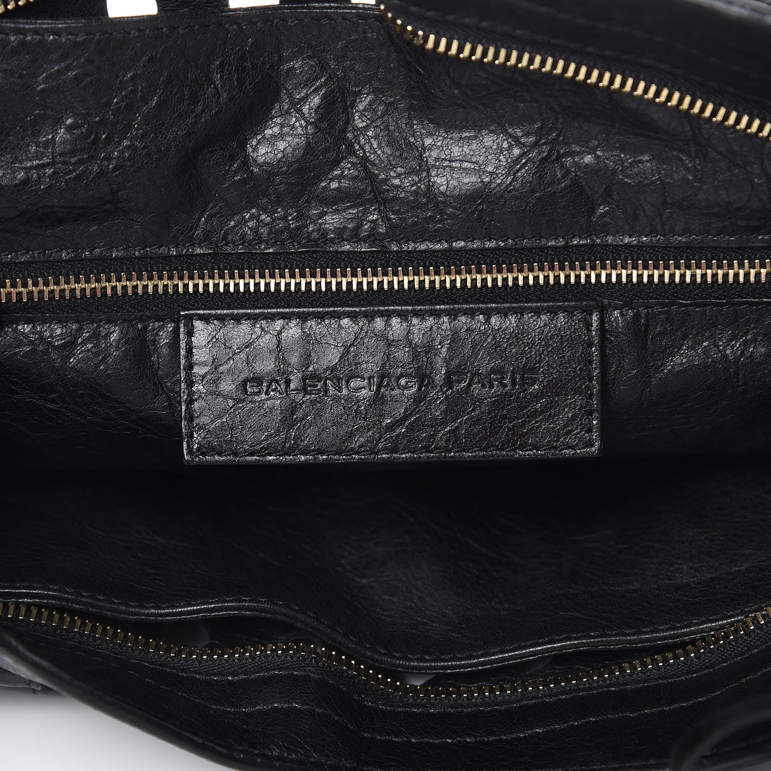 Balenciaga Agneau Classic Hardware Perforated Dot City Black 6 of 17