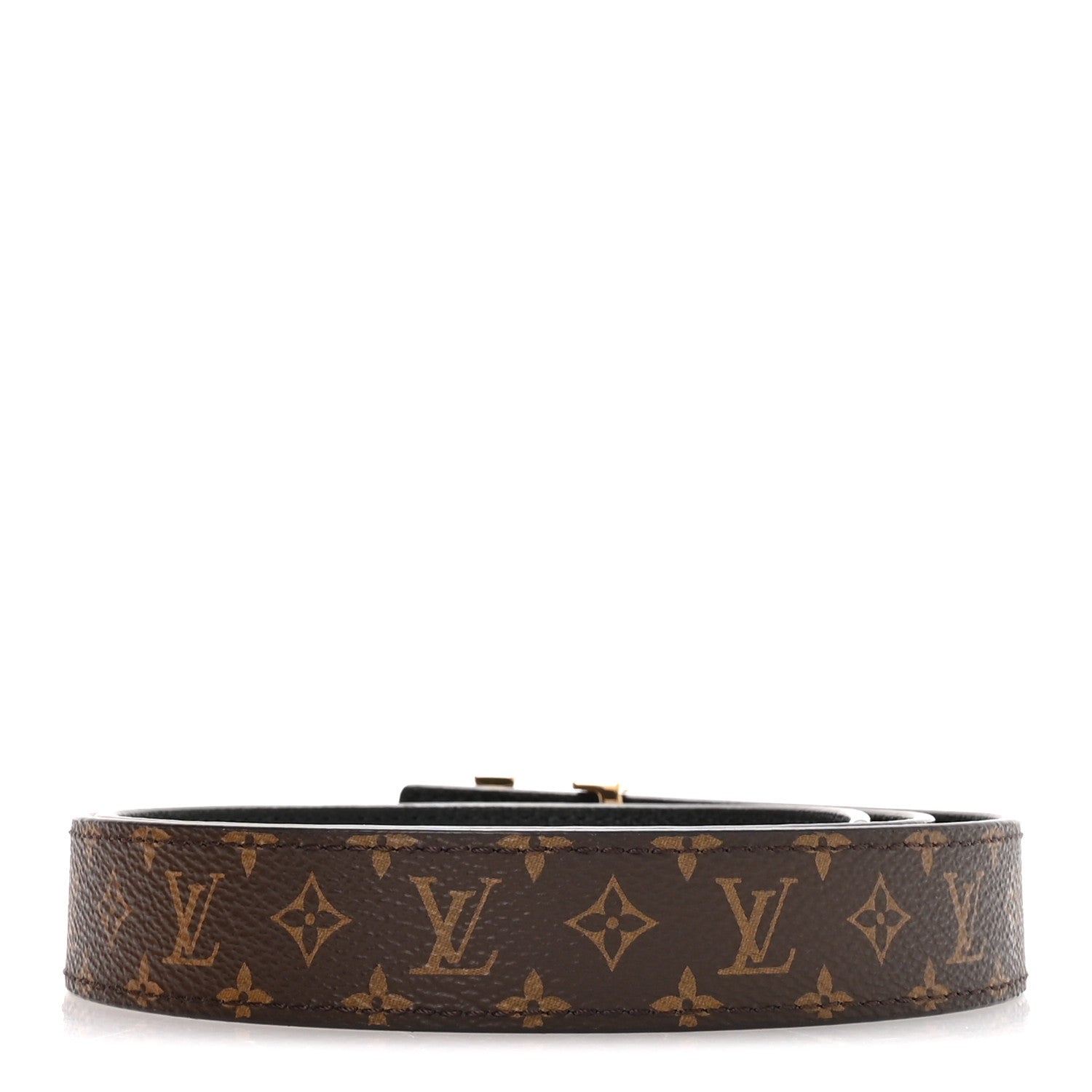 Louis Vuitton Calfskin Monogram 25mm LV Iconic Reversible Belt 85