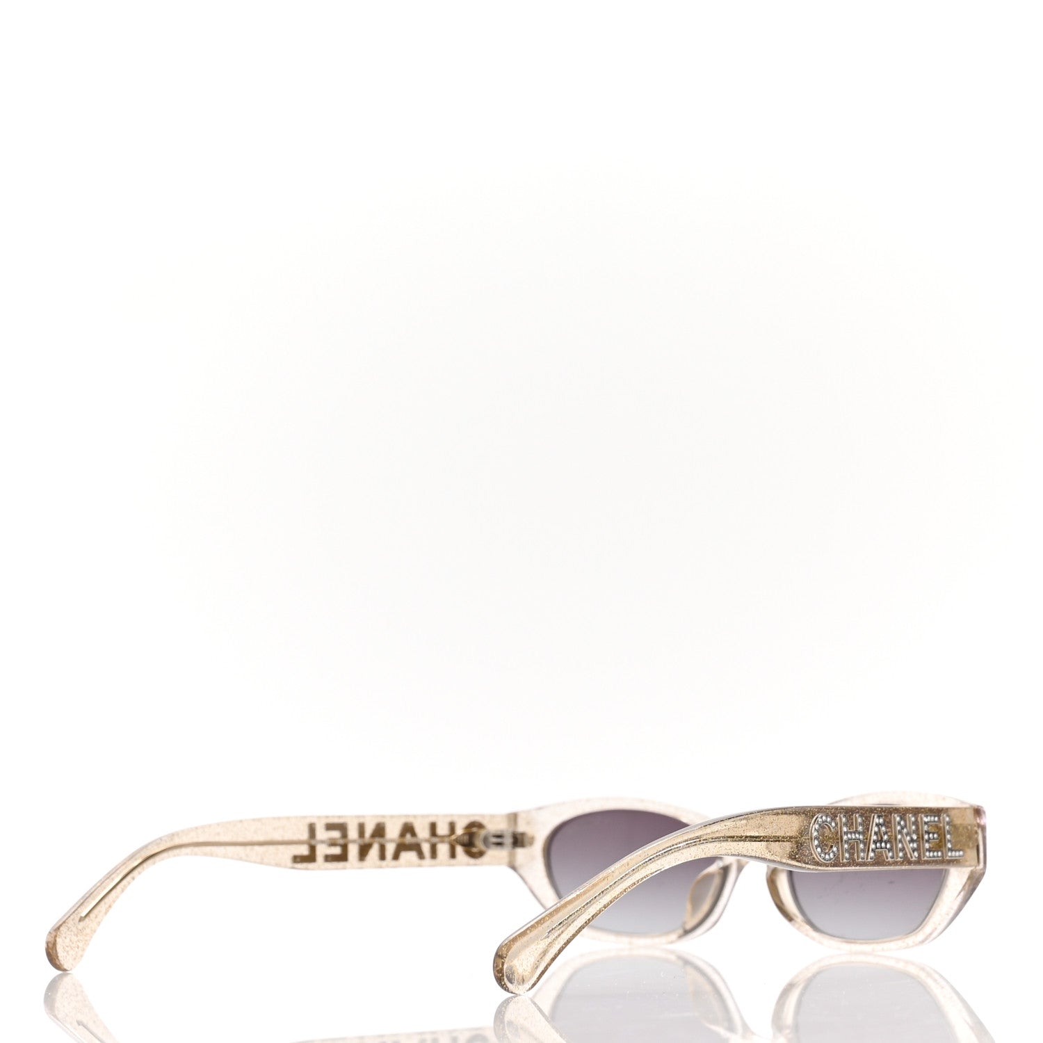 Chanel Rectangle Sunglasses 71280 Gold 4 of 9