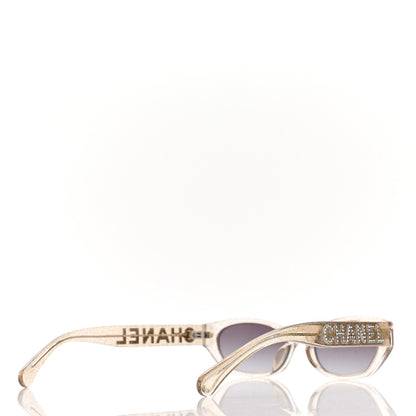 Chanel Rectangle Sunglasses 71280 Gold 4 of 9