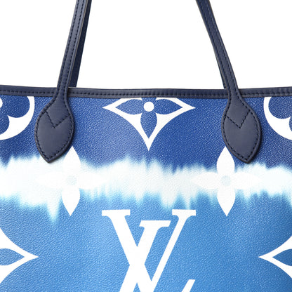 Louis Vuitton Monogram Escale Neverfull MM Blue 10 of 10