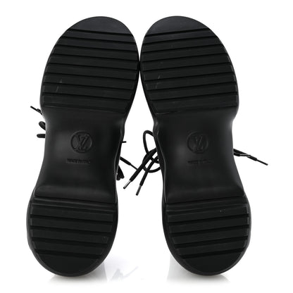 Louis Vuitton Calfskin Patent Monogram LV Archlight Sneakers 38.5 Black 6 of 9