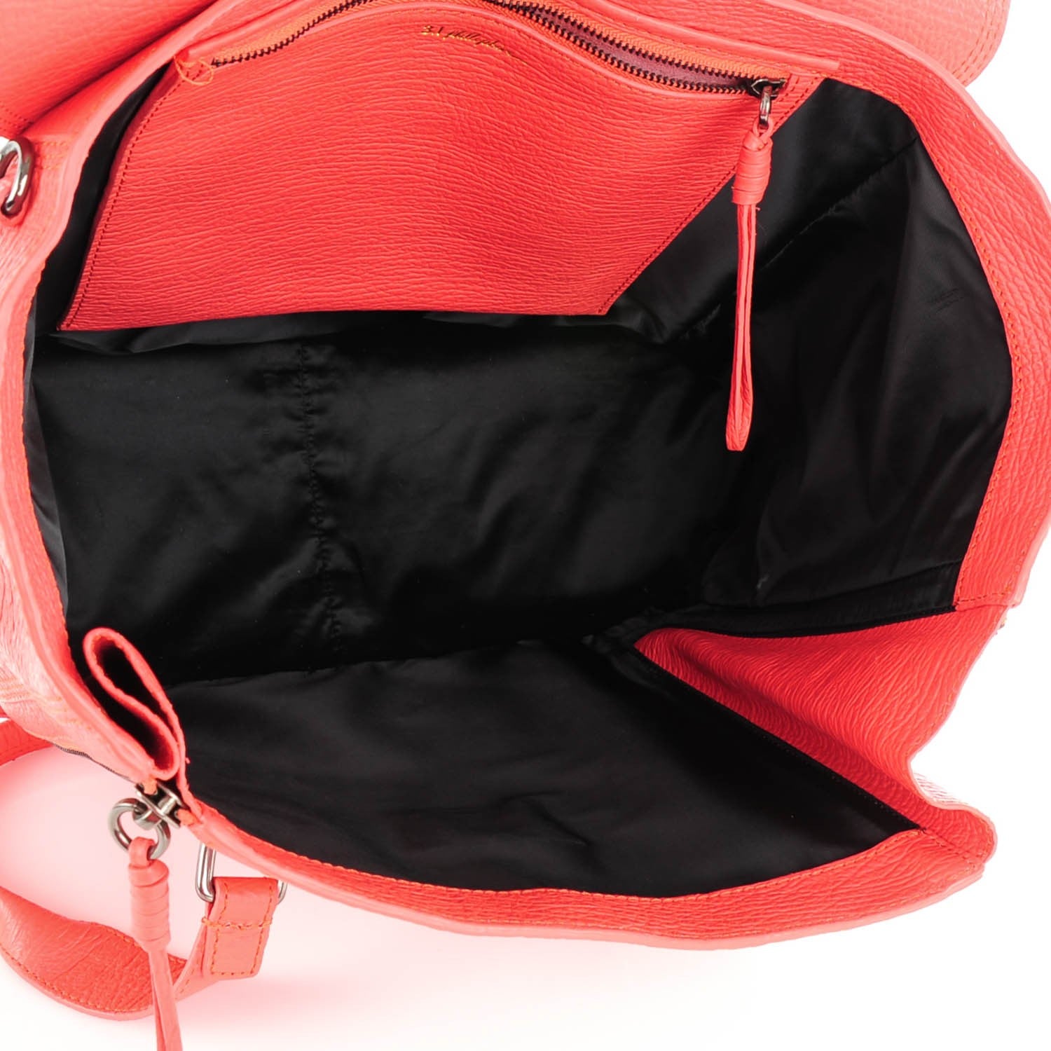 3.1 Phillip Lim 3.1 Textured Calfskin Large Pashli Satchel Coral 5 of 7