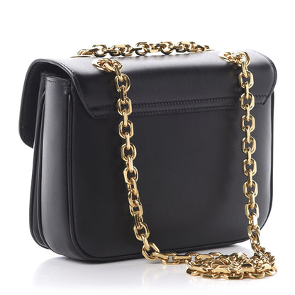 Celine Shiny Calfskin Small C Bag Black 4 of 10