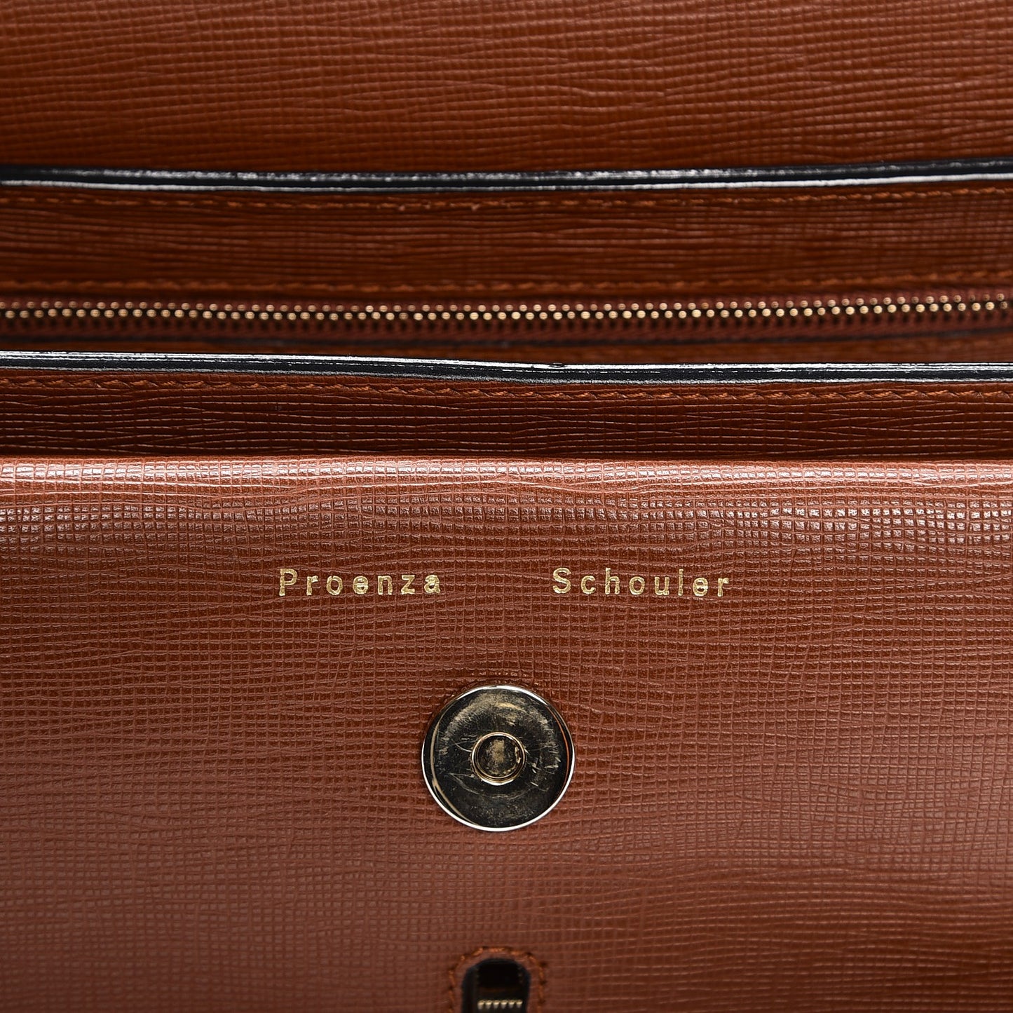 Linosa Calfskin Mini PS11 Classic Shoulder Bag Saddle