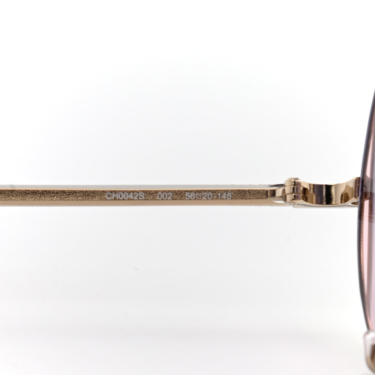 Metal Clip On Round CH4002S Sunglasses Gold
