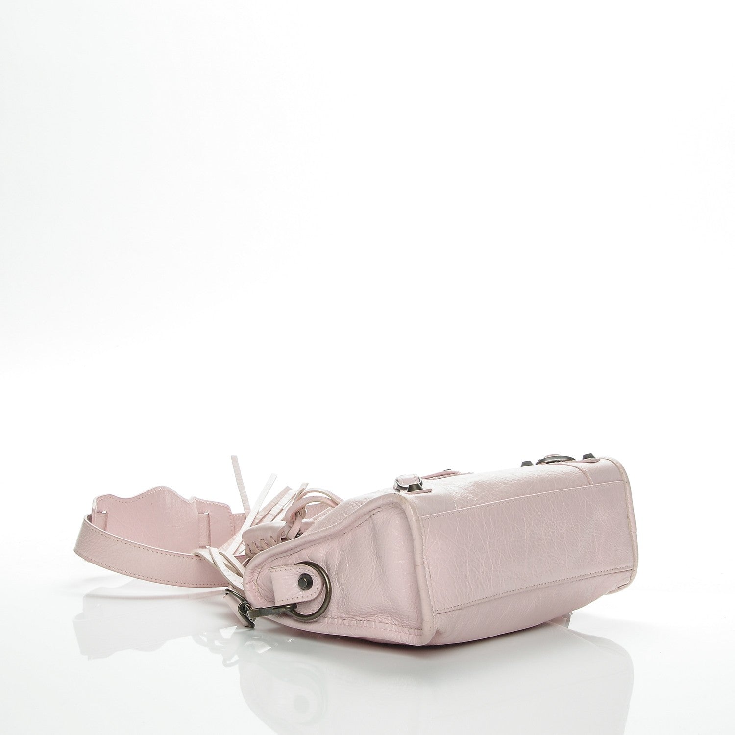 Balenciaga Agneau Classic Hardware Mini City Rose Poudre Rose Petunia 4 of 7