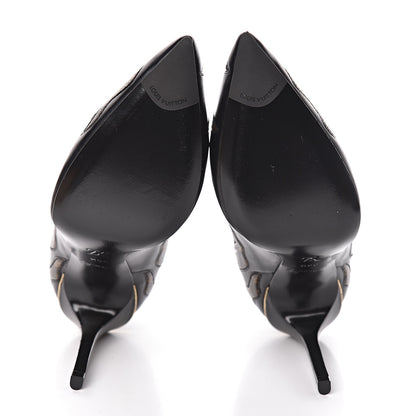 Louis Vuitton Calfskin Monogram Hypnotic Pumps 36.5 Black 5 of 8