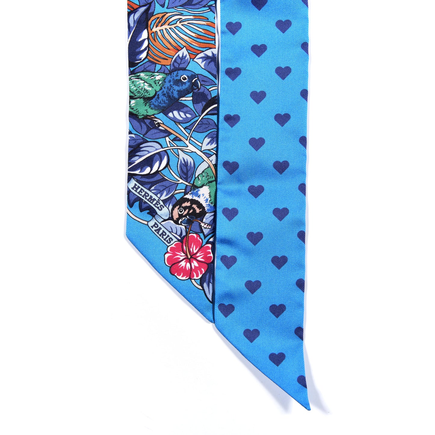 Silk Jungle Love Love Twilly Bleu Gitane Gris Bleuete
