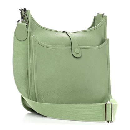 Hermes Taurillon Maurice Evelyne III PM Vert Criquet 3 of 9