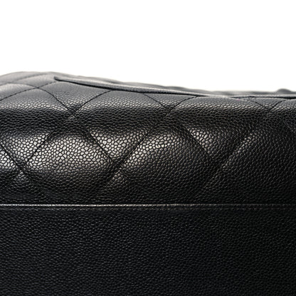 Chanel Caviar Quilted CC Duffel Bag Black 13 of 16