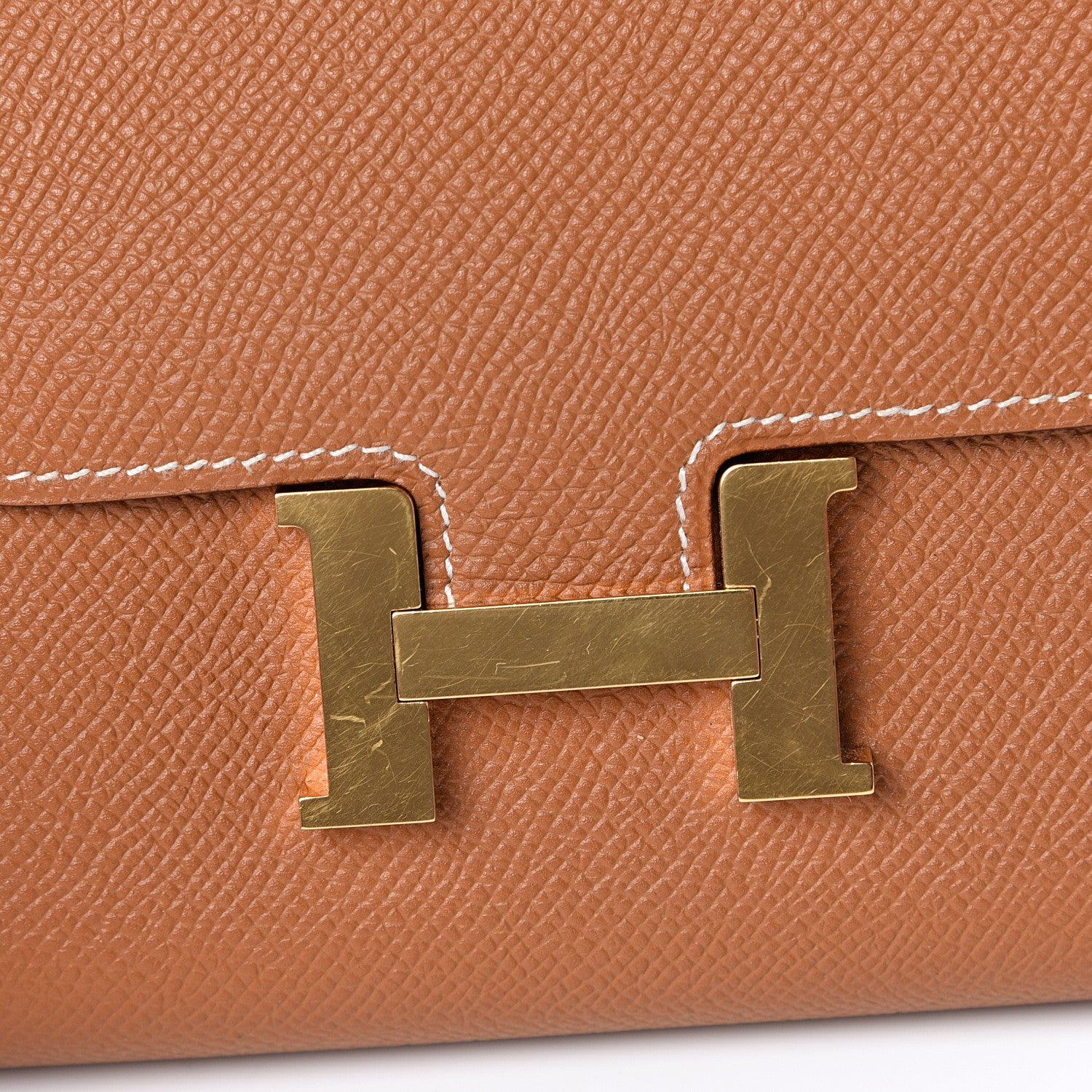Hermes Epsom Constance Short Wallet Gold 8 of 9