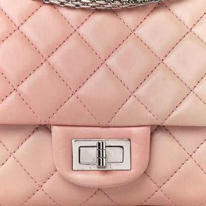 Chanel Lambskin Degrade Quilted 2.55 Reissue 226 Flap Pink 9 of 16