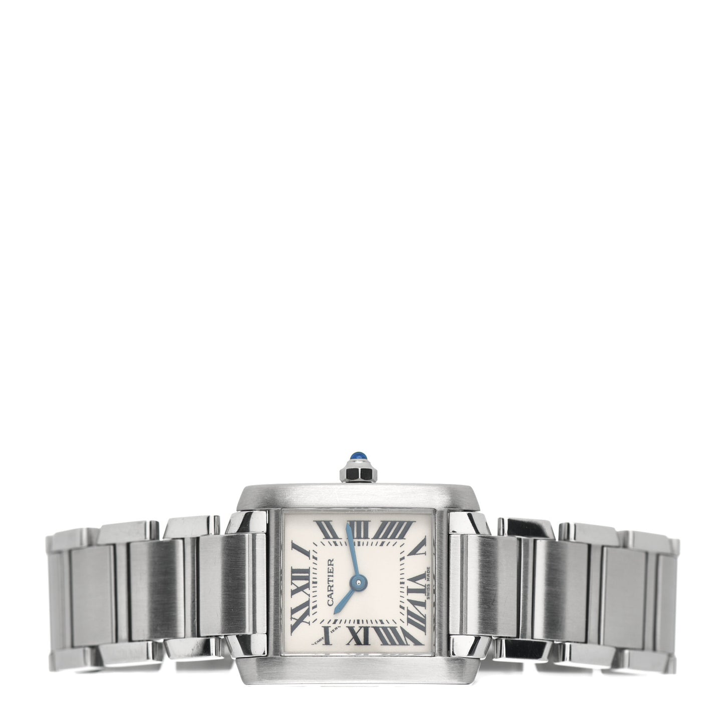 Stainless Steel 20mm Tank Francaise Quartz Watch