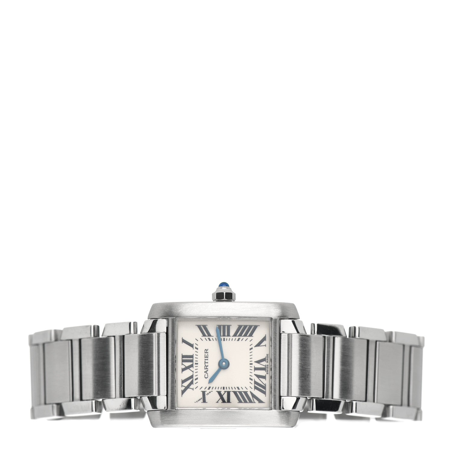 Cartier Stainless Steel 20mm Tank Francaise Quartz Watch 2 of 4