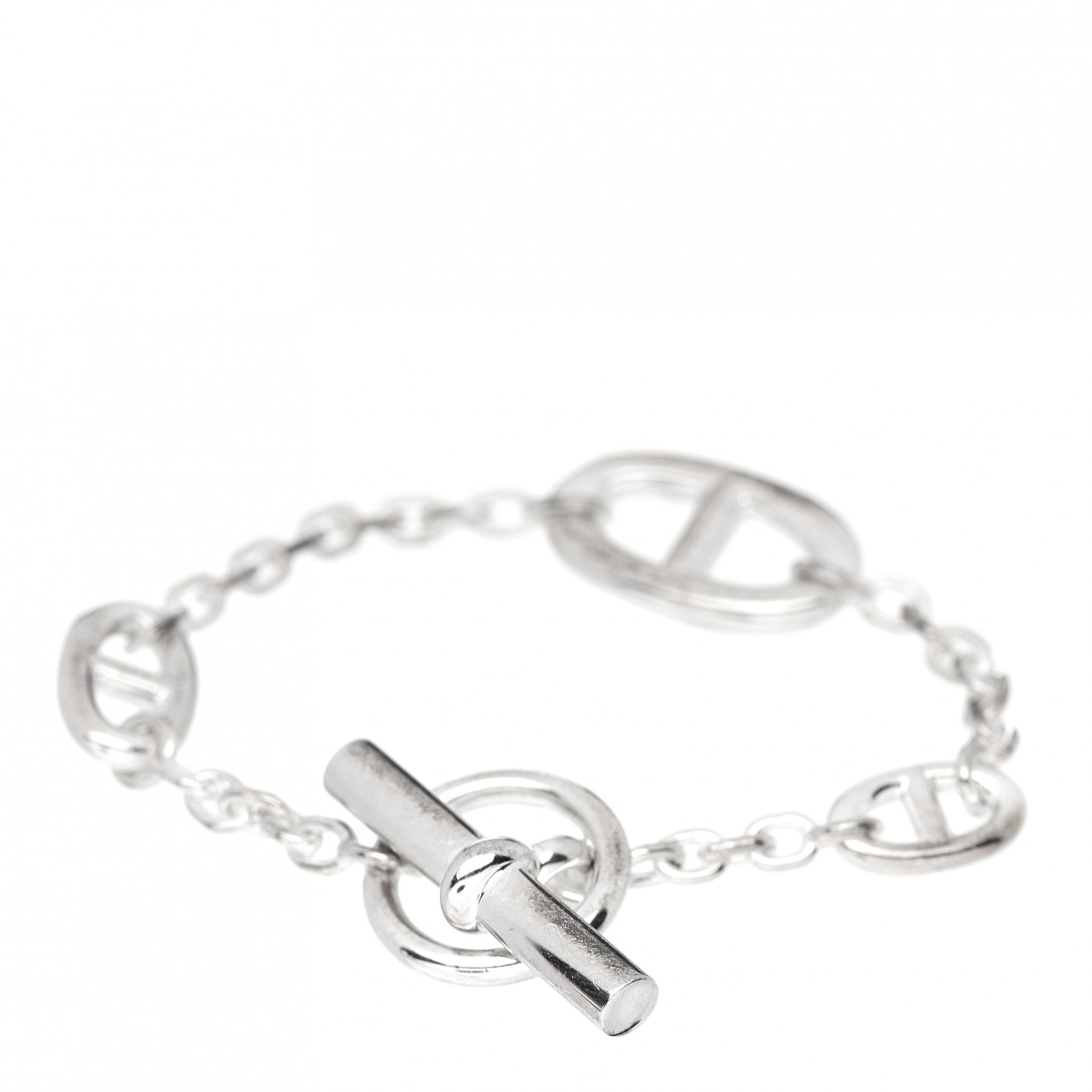 Hermes Sterling Silver Farandole Bracelet ST 3 of 5
