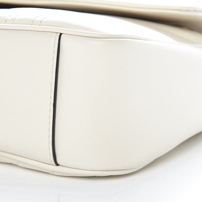 Gucci Calfskin Matelasse Small GG Marmont Shoulder Bag White 10 of 10